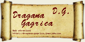 Dragana Gagrica vizit kartica